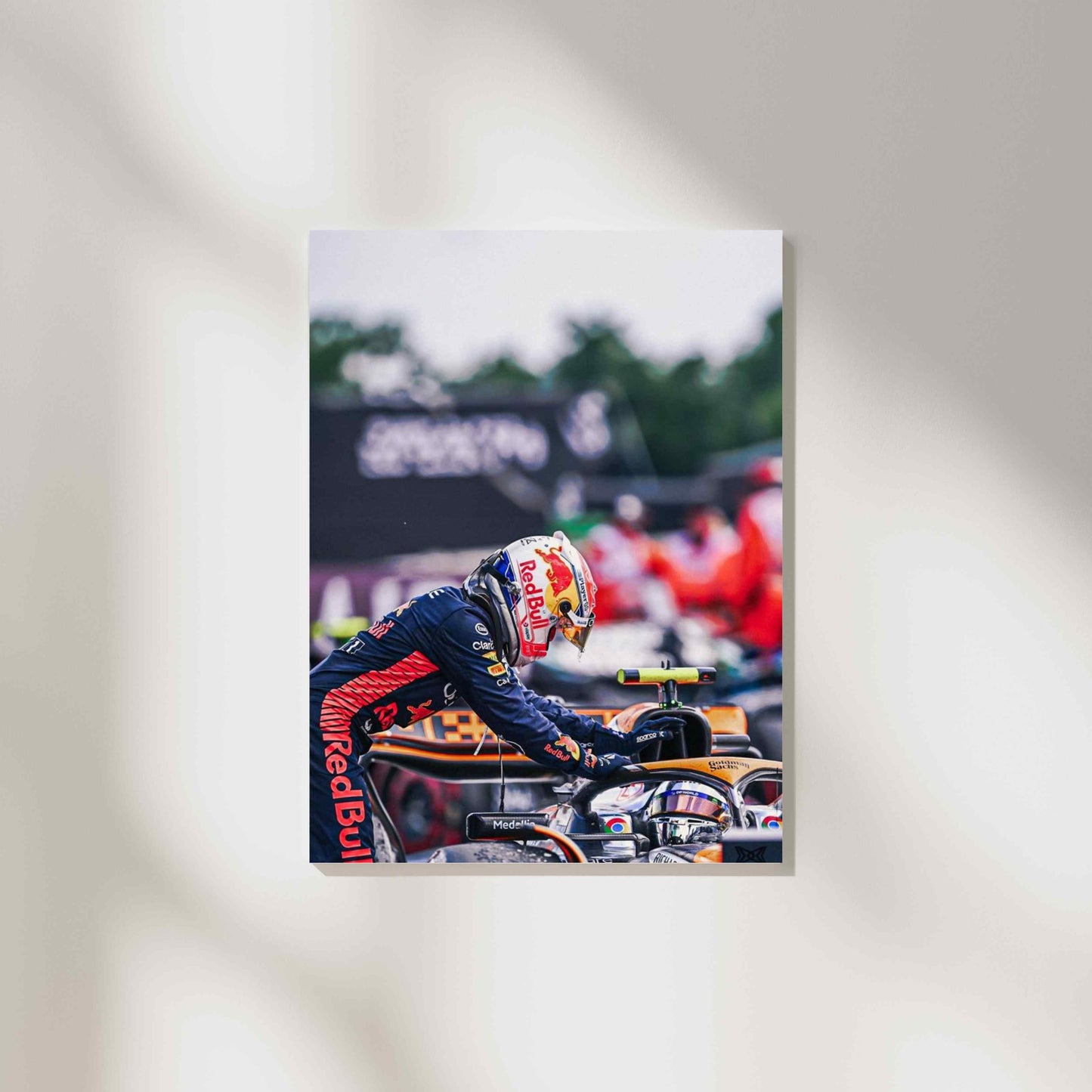 Max Verstappen Congratulating Lando Norris: McLaren Chrome Edition, British Grand Prix