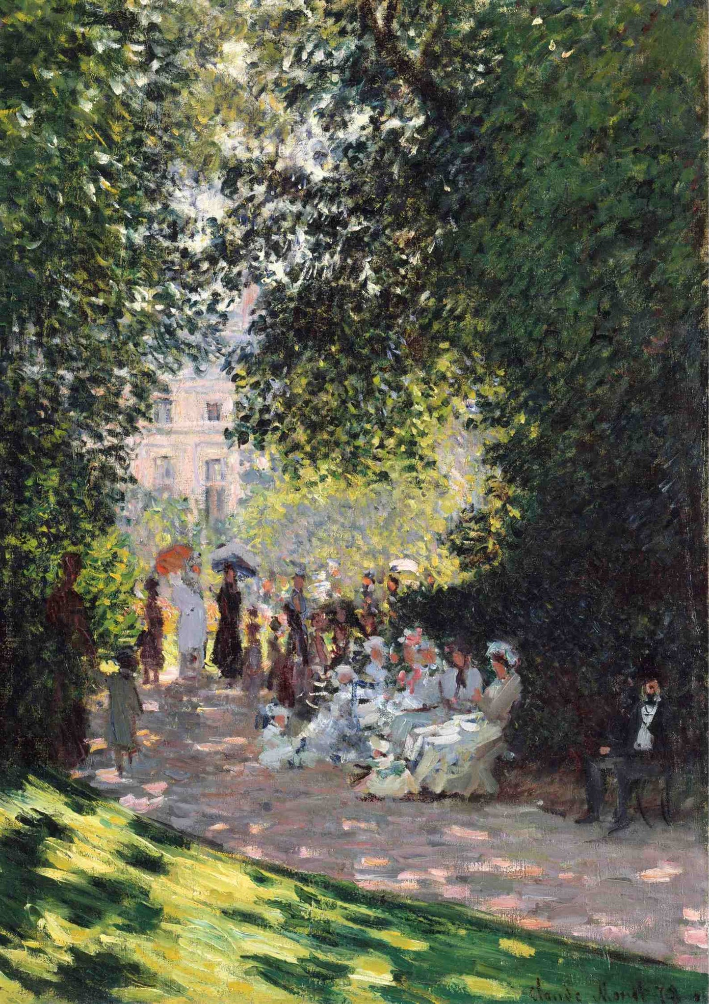 The Parc Monceau - Claude Monet 1878