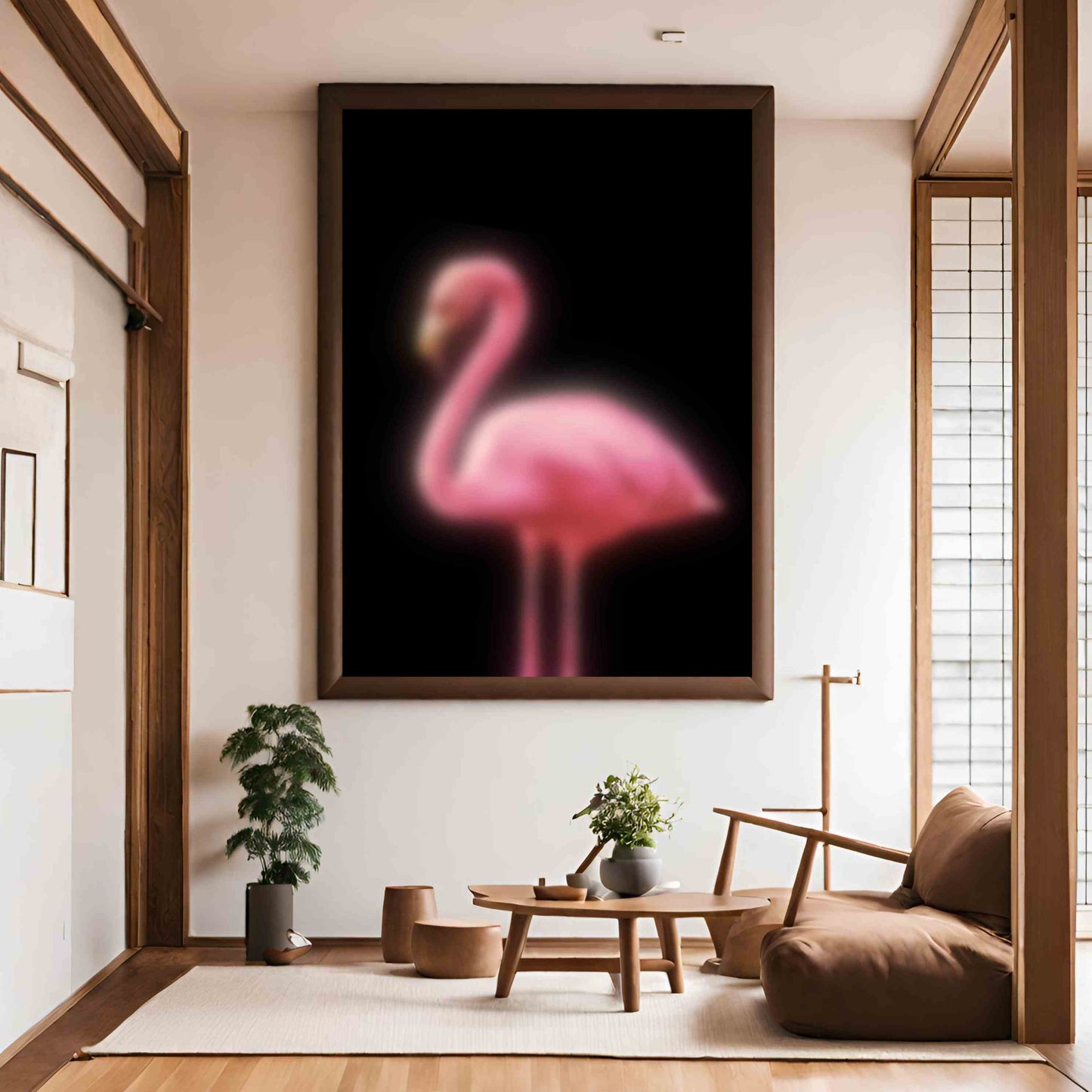 Blurry Flamingo - Black