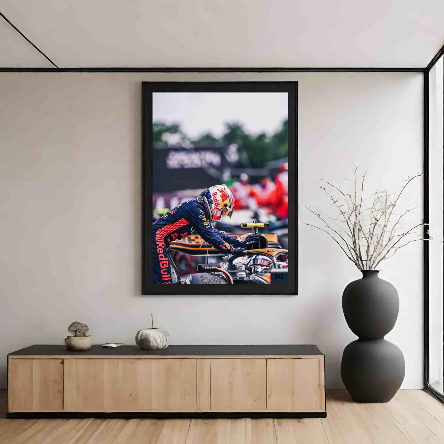 Max Verstappen Congratulating Lando Norris: McLaren Chrome Edition, British Grand Prix