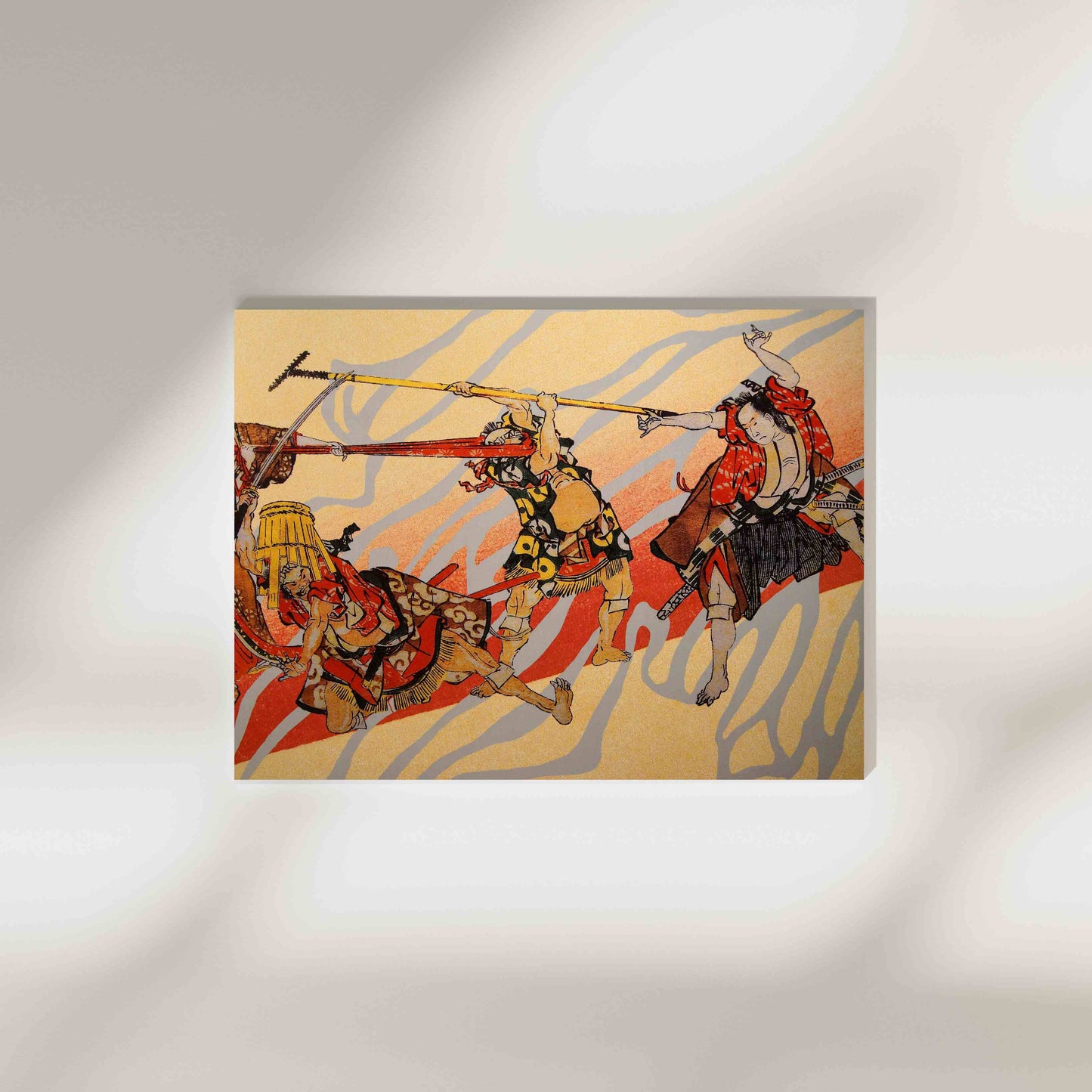 Traditional Japanese Samurai Painting