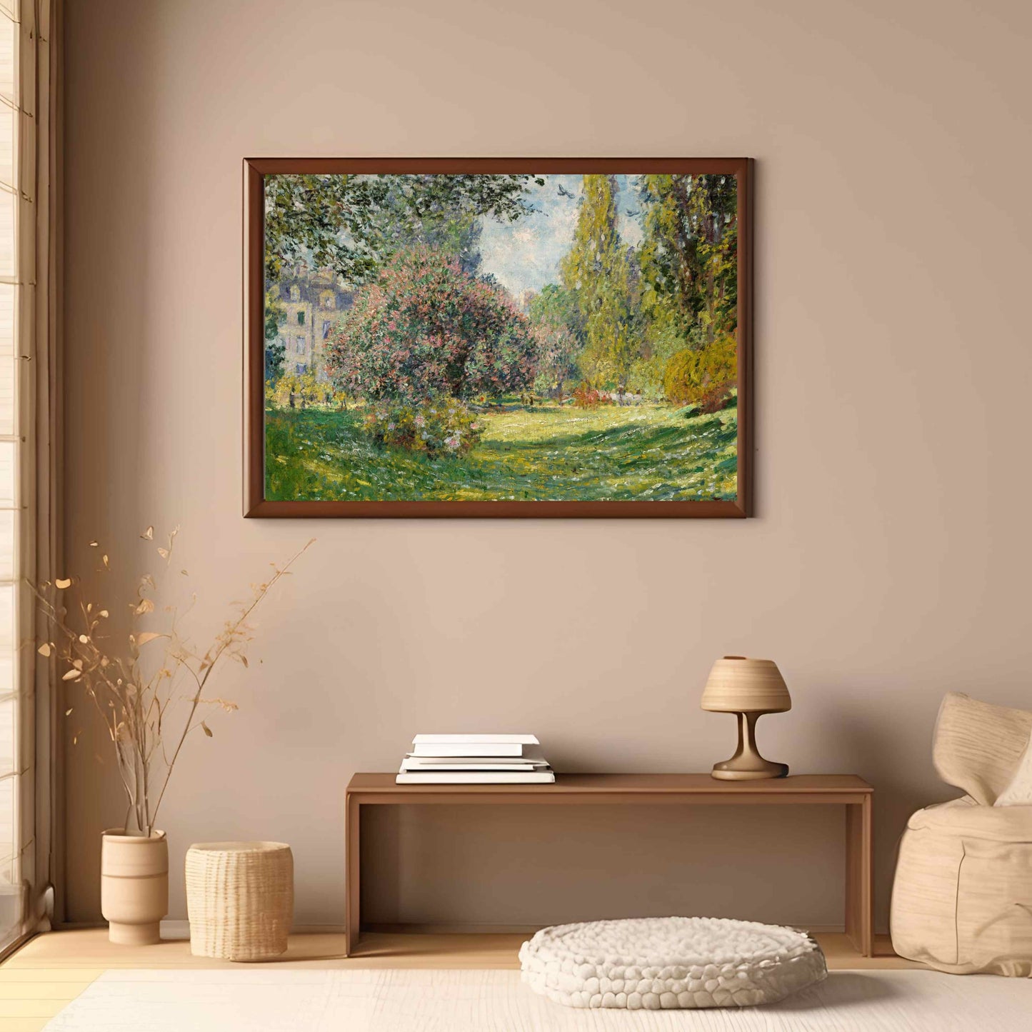 Landscape: The Parc Monceau - Claude Monet 1876