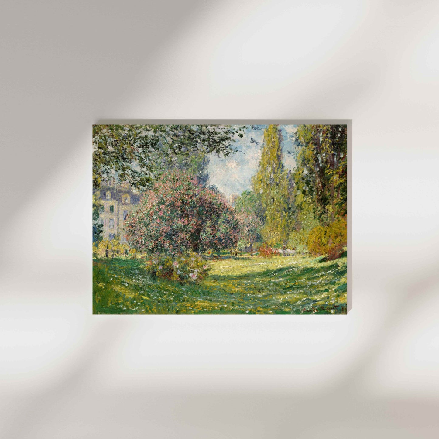 Landscape: The Parc Monceau - Claude Monet 1876