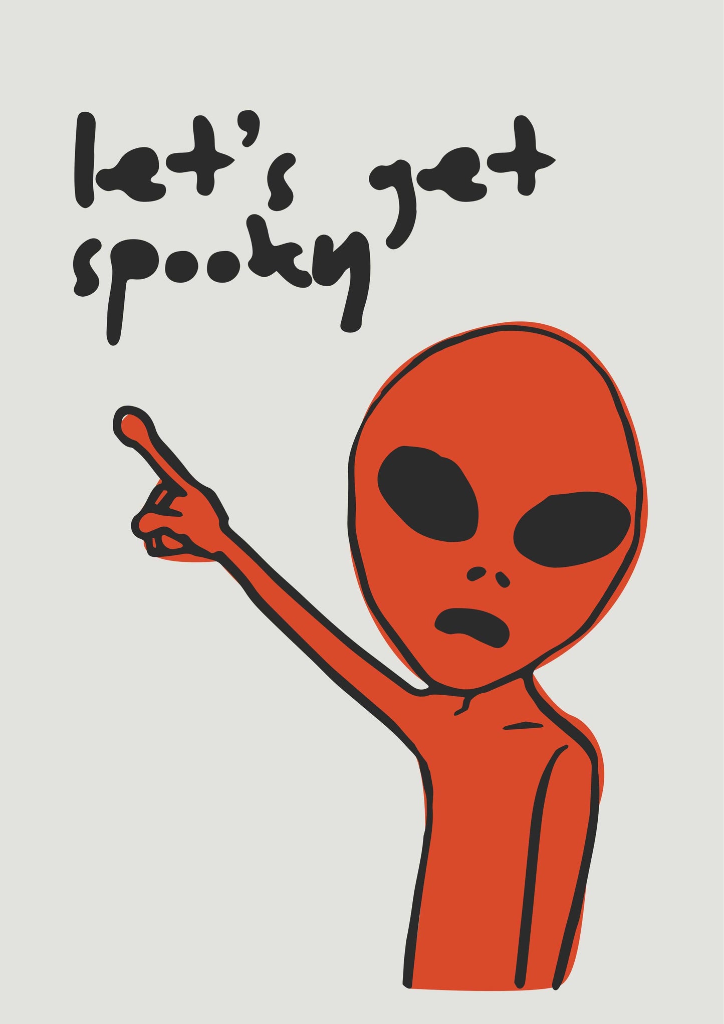 Let’s Get Spooky - White/Red