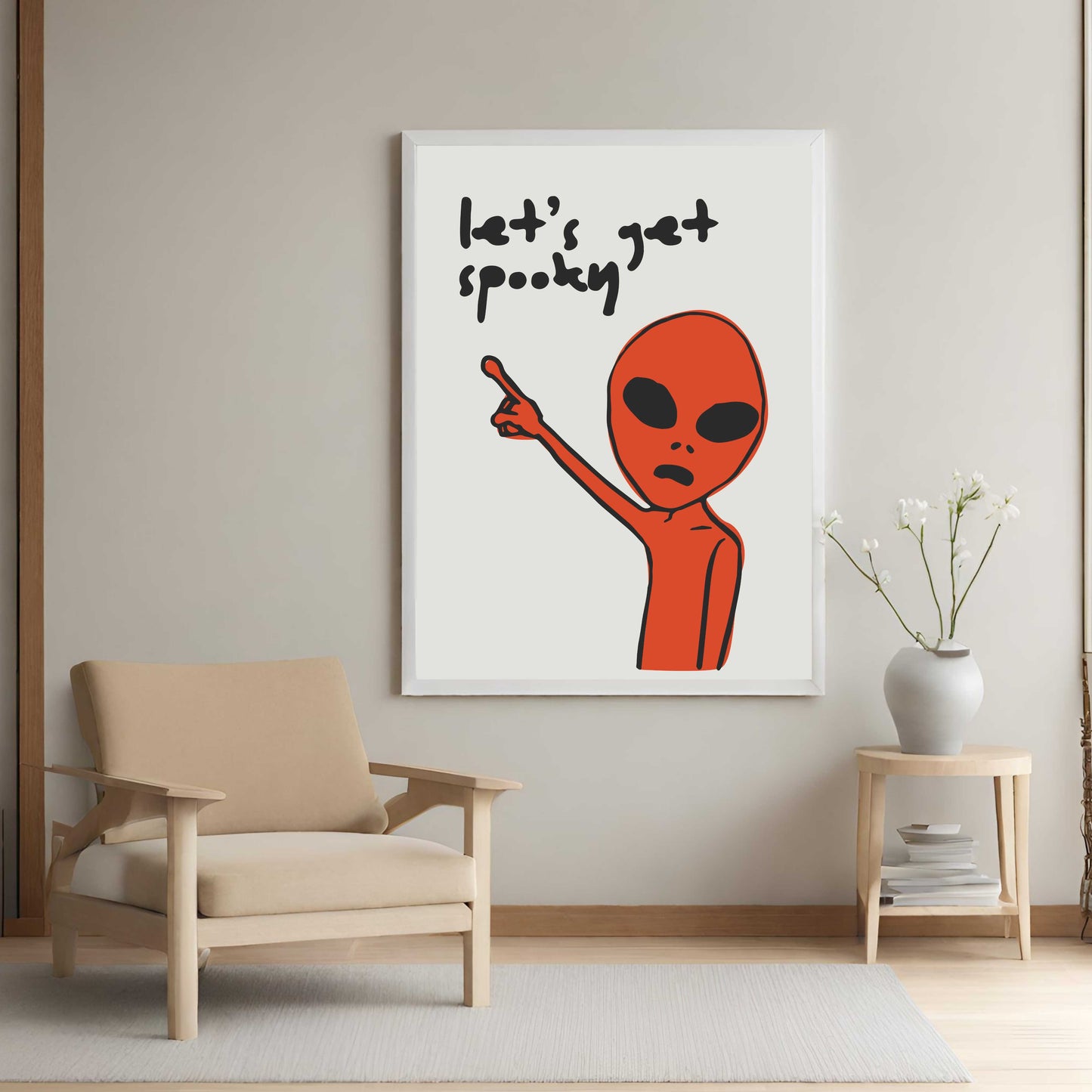 Let’s Get Spooky - White/Red