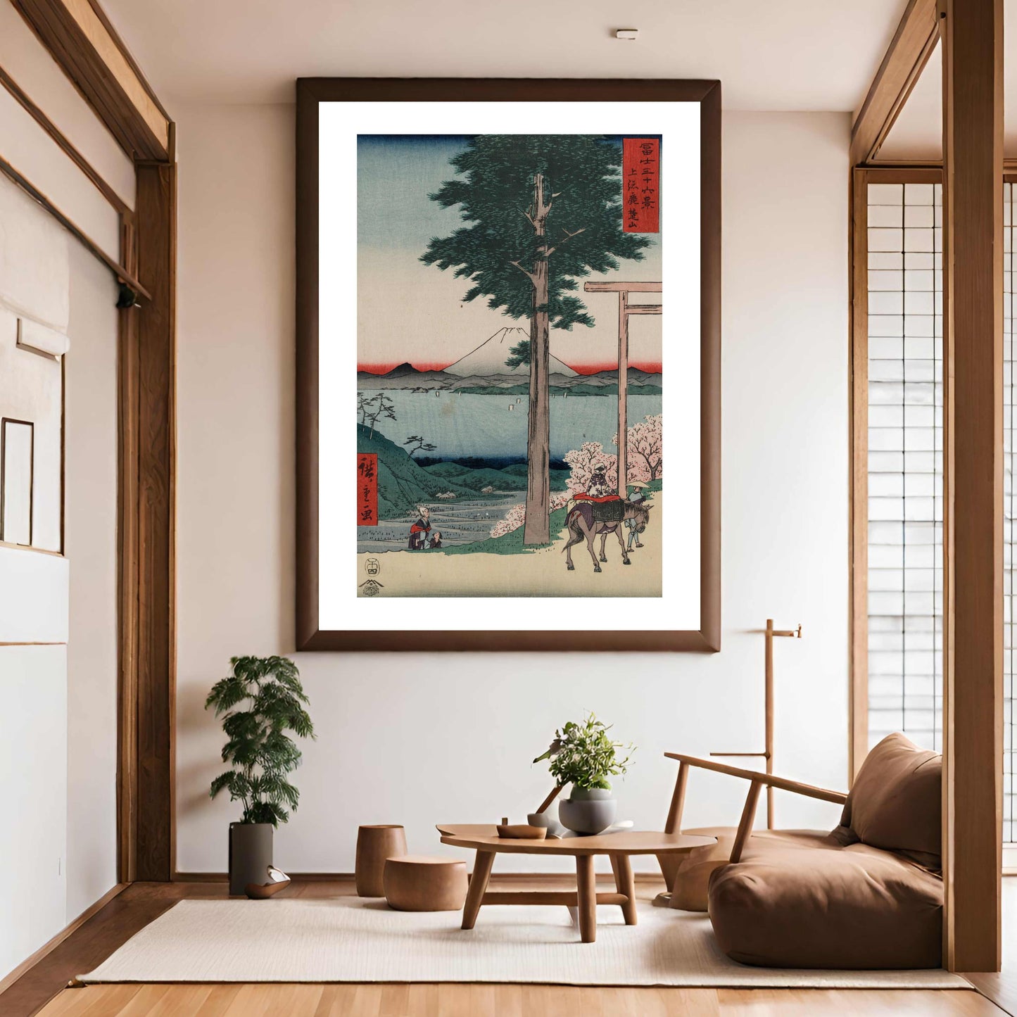 Kazusa Kanōzan - Andō Hiroshige 1858