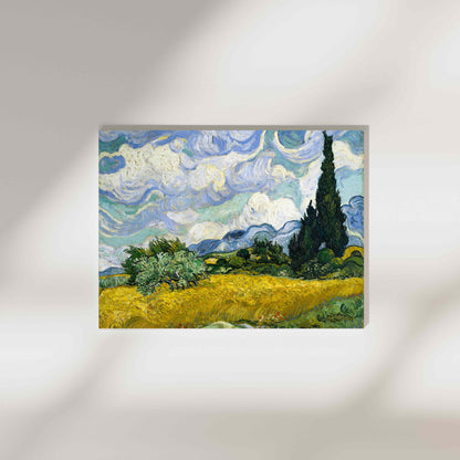 Wheat Field with Cypresses - Vincent van Gogh 1889