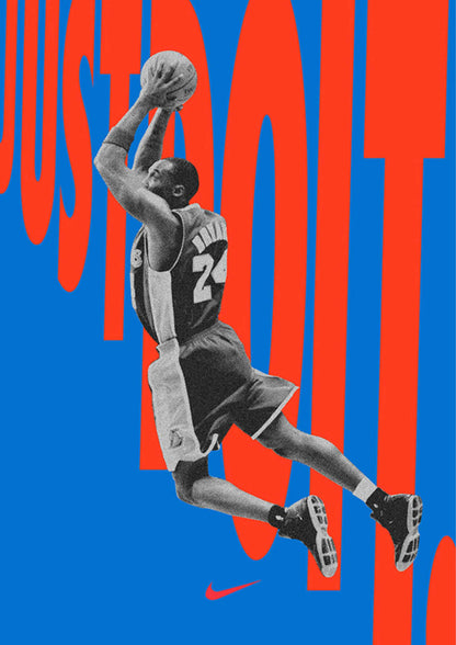 Basketball Nike Exhibition Poster - Just Do It