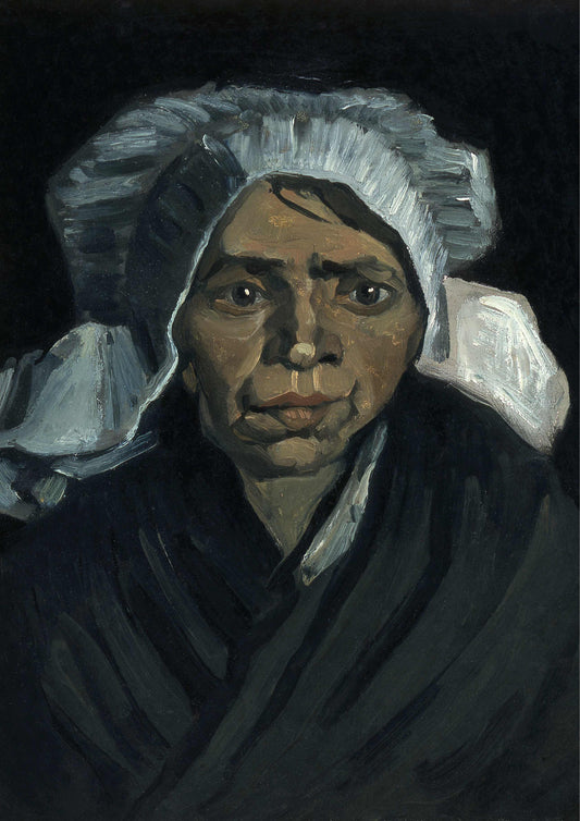 Head of a Peasant Woman - Vincent Van Gogh 1884