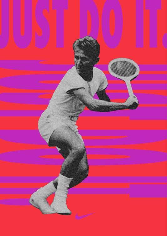 Badminton Nike Exhibition Poster - Just Do It