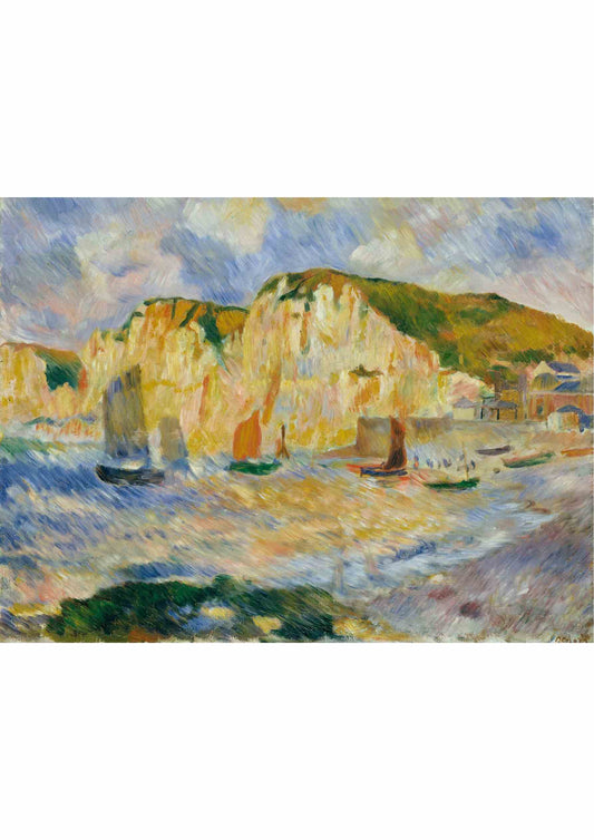 Sea and Cliffs - Auguste Renoir 1885