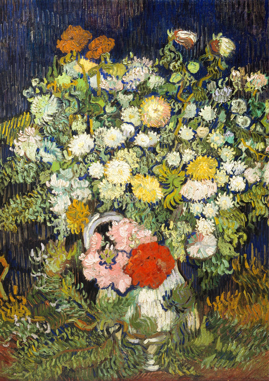 Bouquet of Flowers in a Vase - Vincent van Gogh 1890