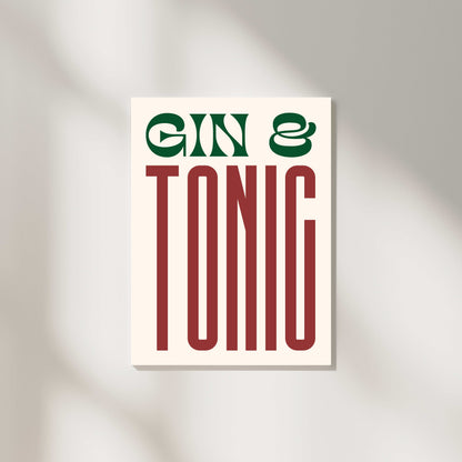 Gin & Tonic - Green/Red