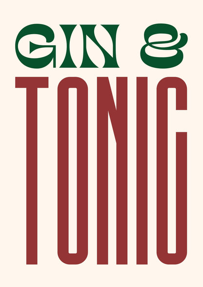 Gin & Tonic - Green/Red