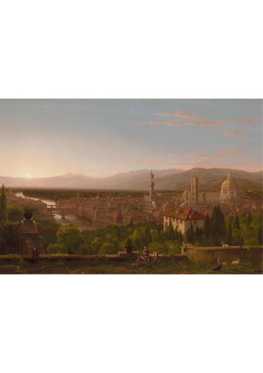 View of Florence - Thomas Cole 1837