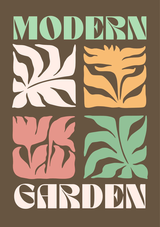 Modern Garden - Brown