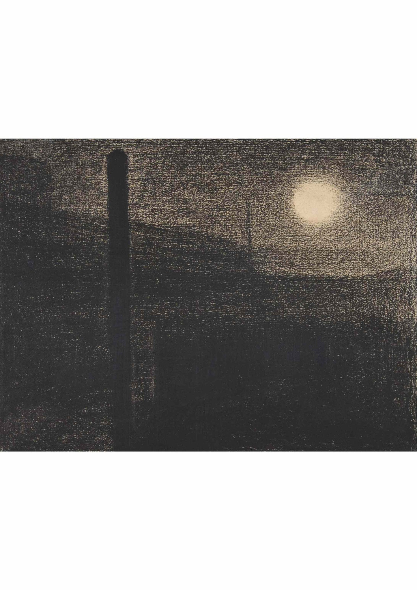 Courbevoie: Factories by Moonlight - Georges Seurat 1882–83