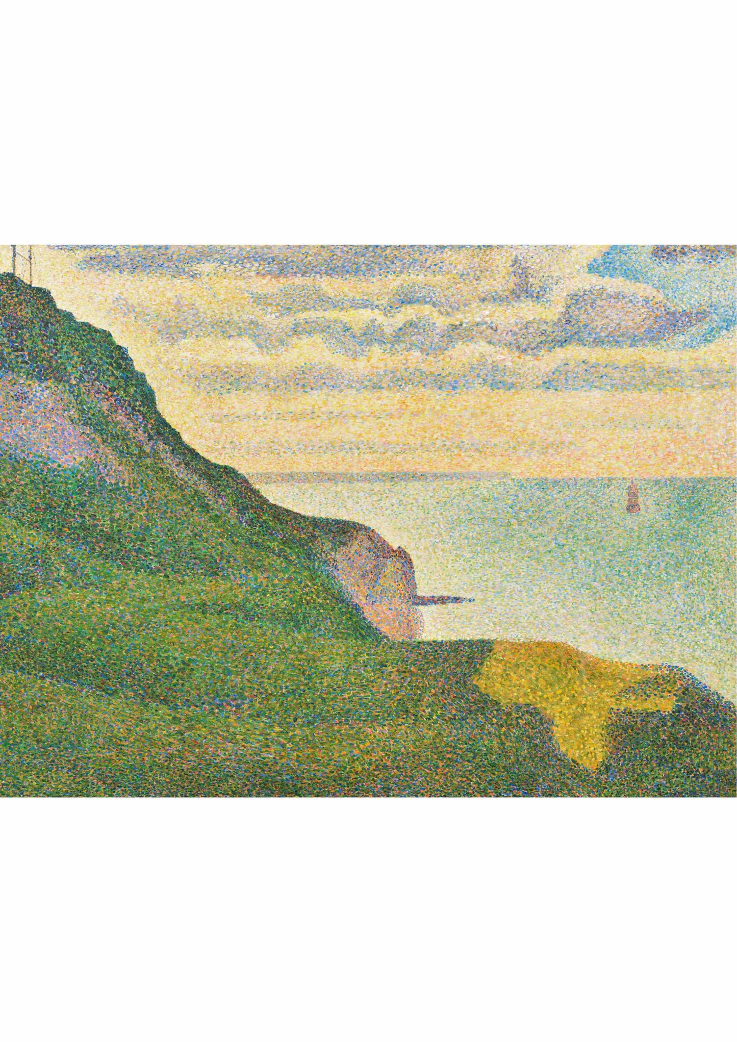 Seascape at Port-en-Bessin, Normandy - Georges Seurat 1888