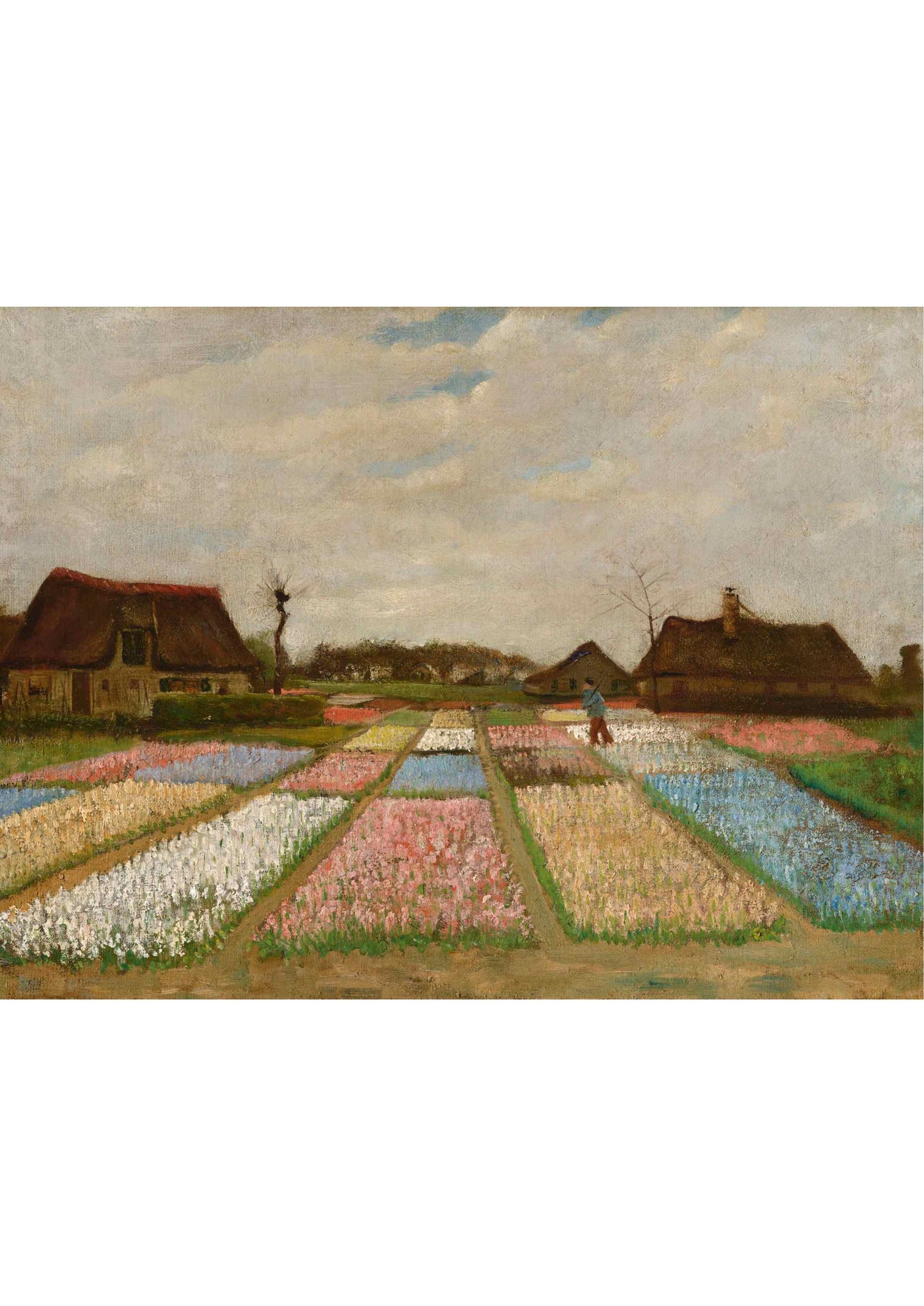 Flower Beds in Holland - Vincent van Gogh 1883