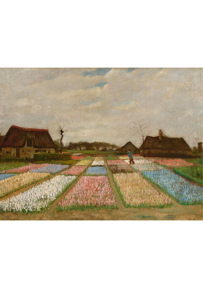 Flower Beds in Holland - Vincent van Gogh 1883