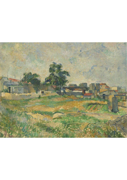 Landscape near Paris - Paul Cézanne 1876