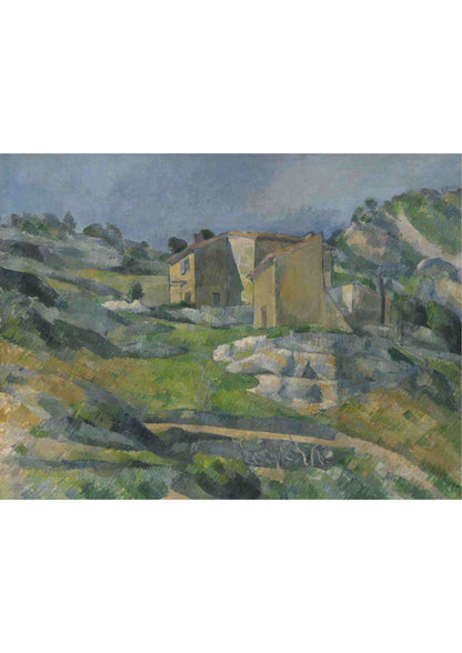 Houses in Provence: The Riaux Valley near L'Estaque - Paul Cézanne 1883