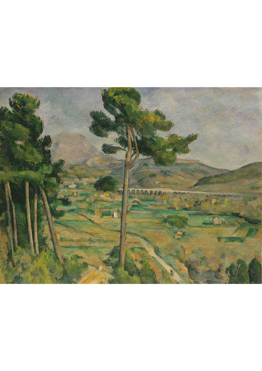 Mont Sainte-Victoire and the Viaduct of the Arc River Valley - Paul Cézanne 1882–85