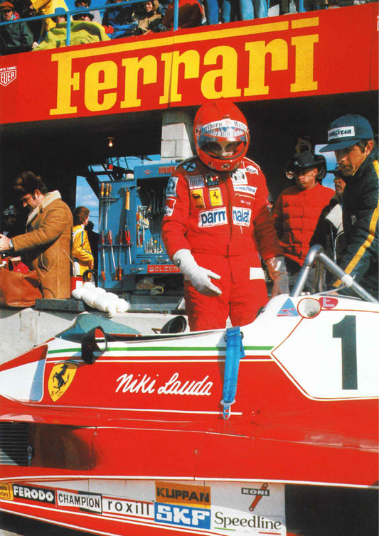 Niki Lauda 1 - Ferrari - Retro