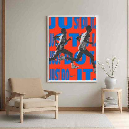 Marathon Exhibition Poster Nike – Monalisa Buys Art