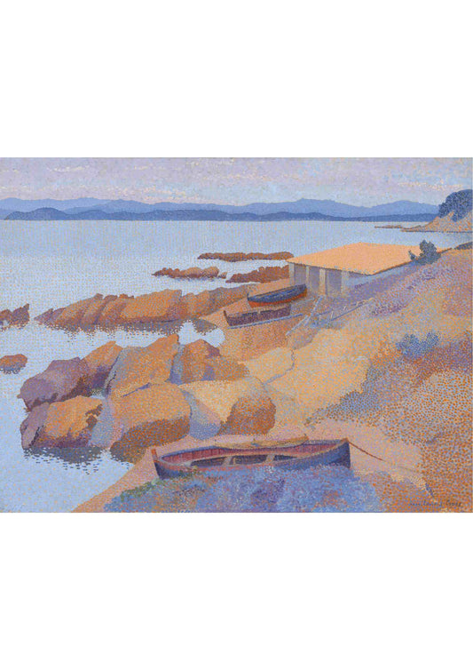 View of the Coast near Antibes - Henri-Edmond Cross 1891-92