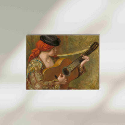 Young Spanish Woman with a Guitar - Auguste Renoir 1898