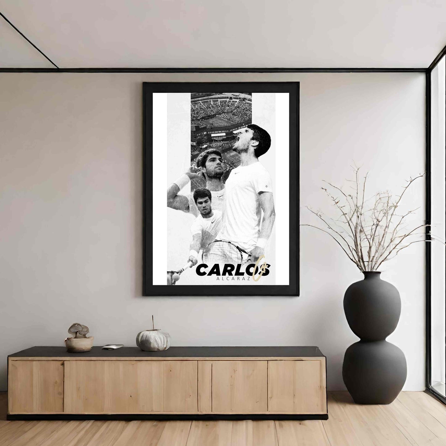 Carlos Alcaraz - Exhibition Poster