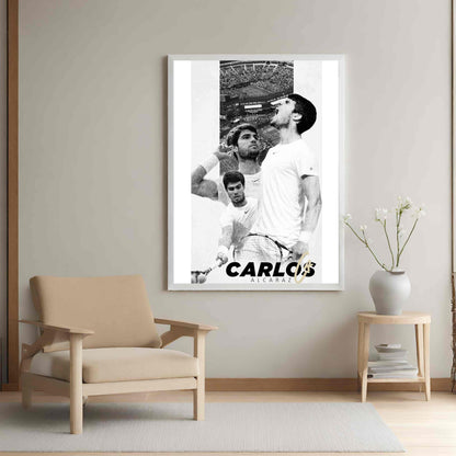 Carlos Alcaraz - Exhibition Poster