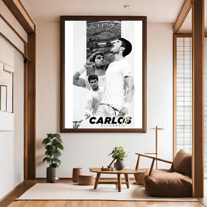 Carlos Alcaraz - Exhibition Poster