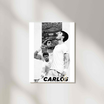 Carlos Alcaraz - Exhibition Poster