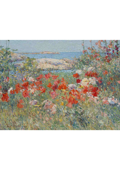 Celia Thaxter's Garden, Isles of Shoals, Maine - Childe Hassam 1890