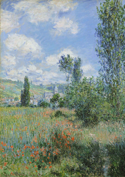 View of Vétheuil - Claude Monet 1880