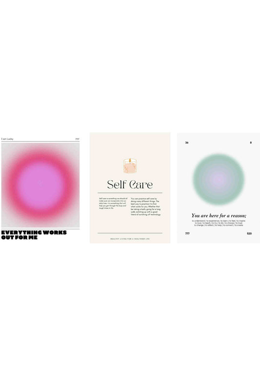 Self Love Affirmations - Set Of 3