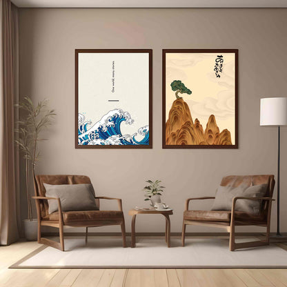 The Great Wave - Set of 2