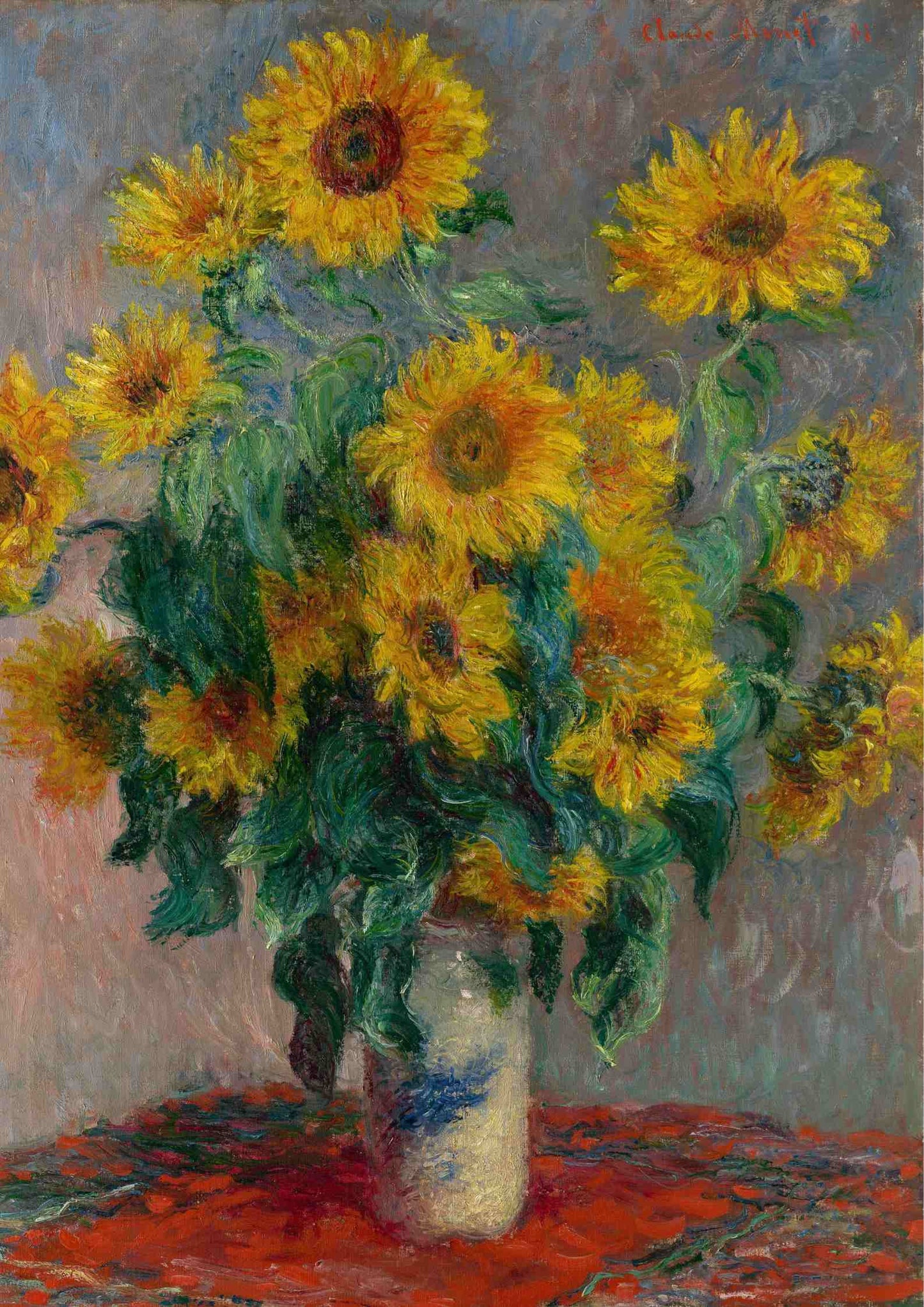 Bouquet of Sunflowers - Claude Monet 1881