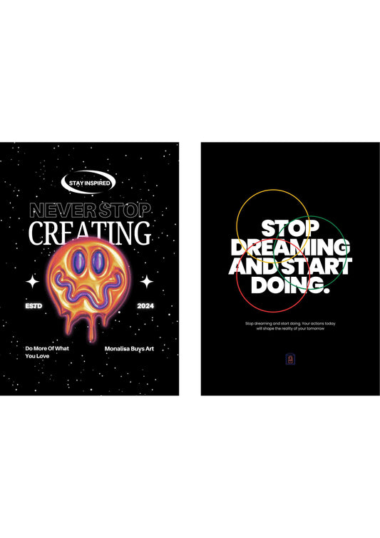 Never Stop - Set of 2