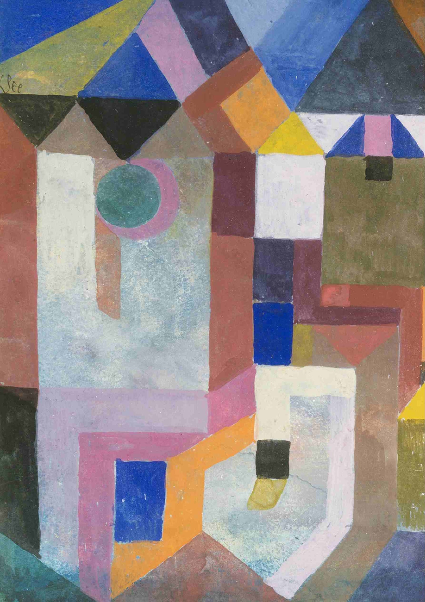 Colorful Architecture - Paul Klee 1917