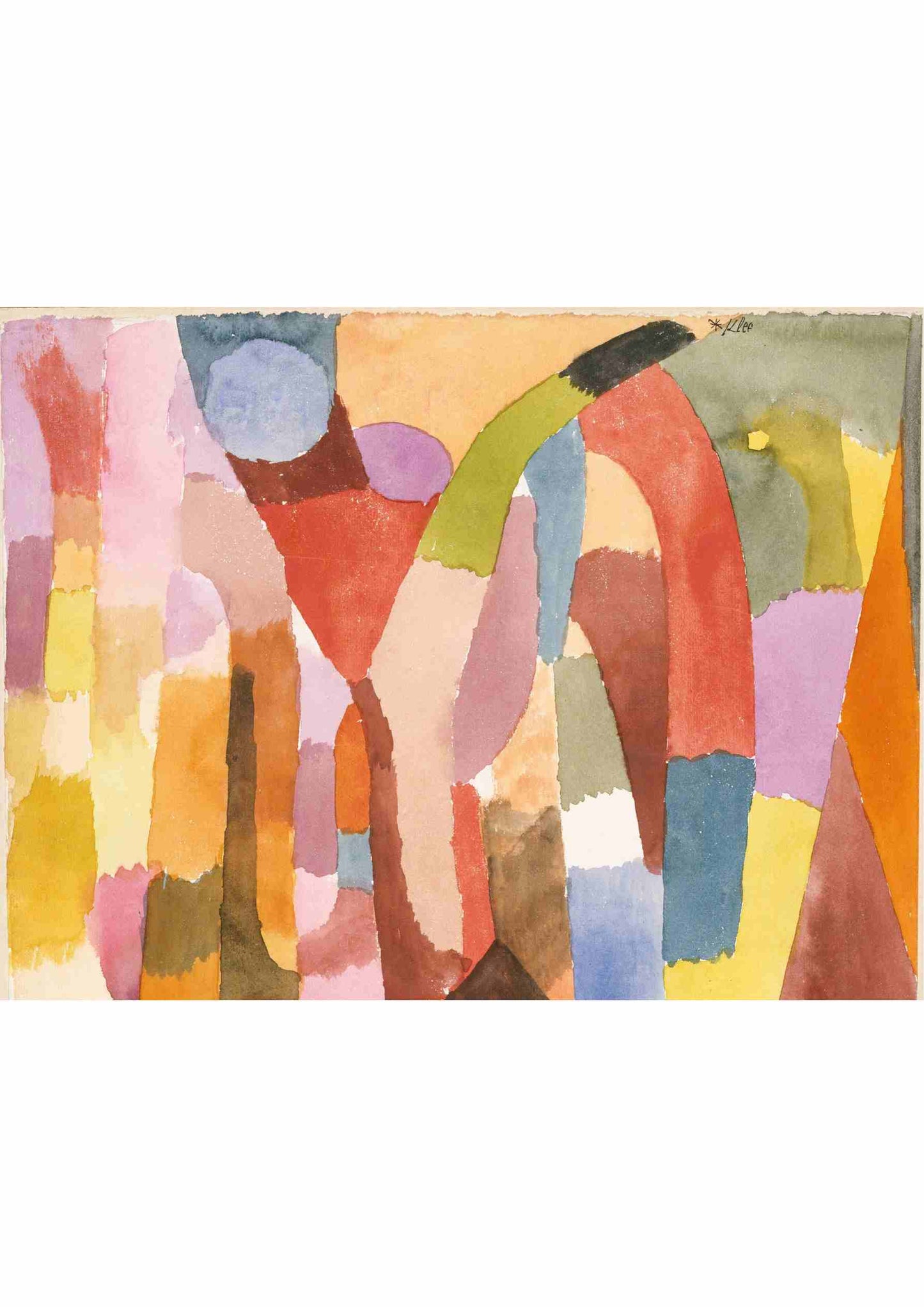 Movement of Vaulted Chambers - Paul Klee 1915