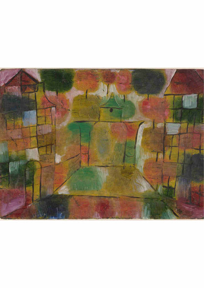 Baum und Architektur-Rhythmen (Tree and Architecture-Rhythms) - Paul Klee 1920