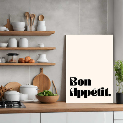 Bon Appetit - Cream/Black