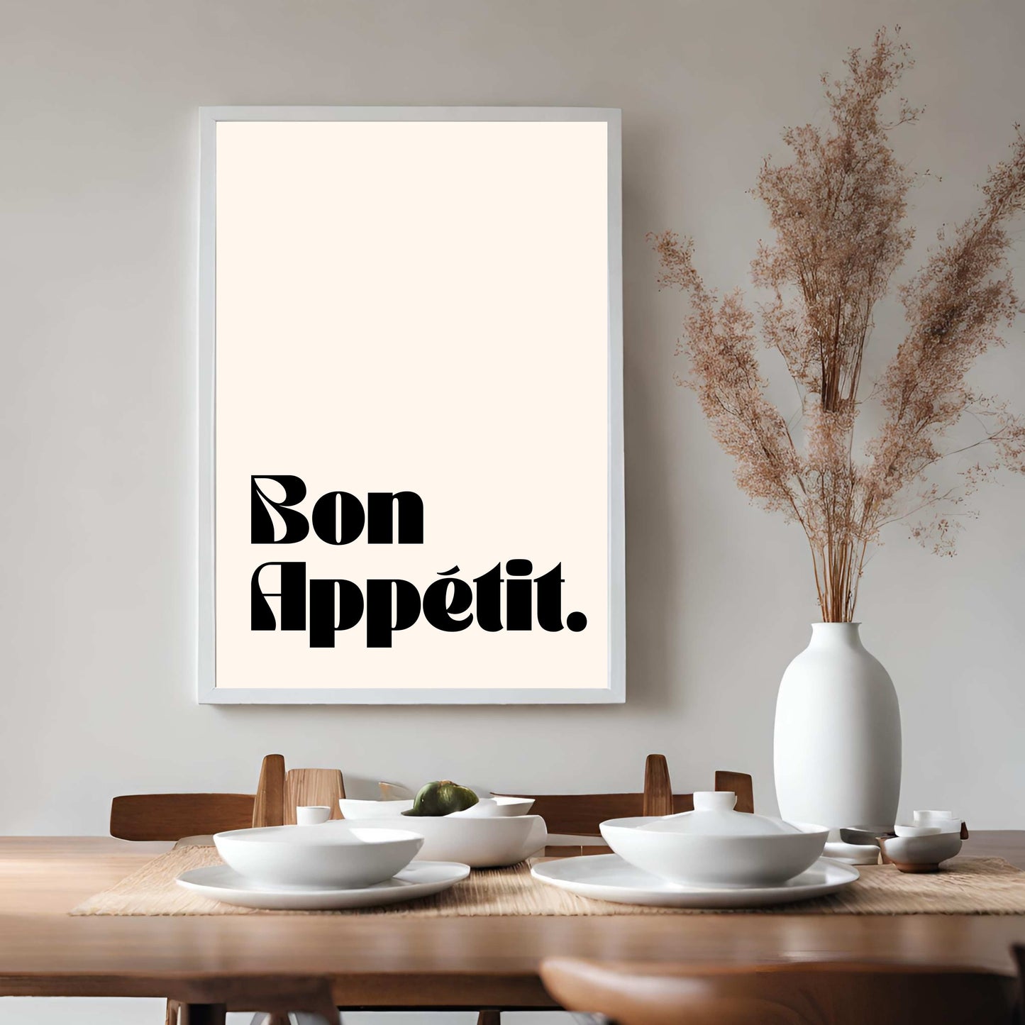 Bon Appetit - Cream/Black