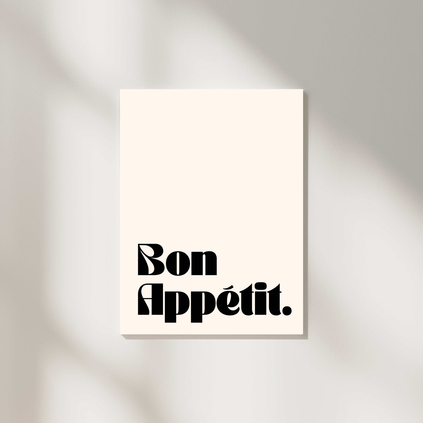 Bon Appetit - Cream/Black