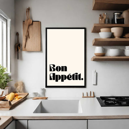 Bon Appetit - Cream/Black