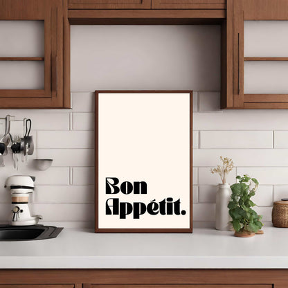 Bon Appetit - Cream/Black